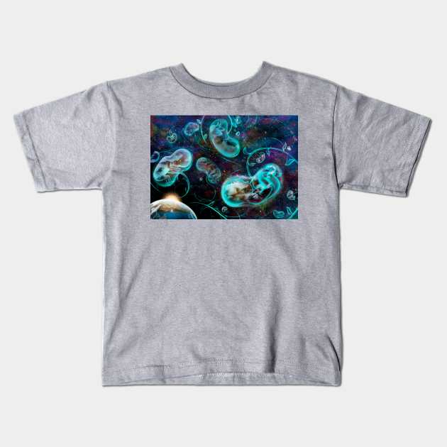 Mother Earth Kids T-Shirt by ruta13art